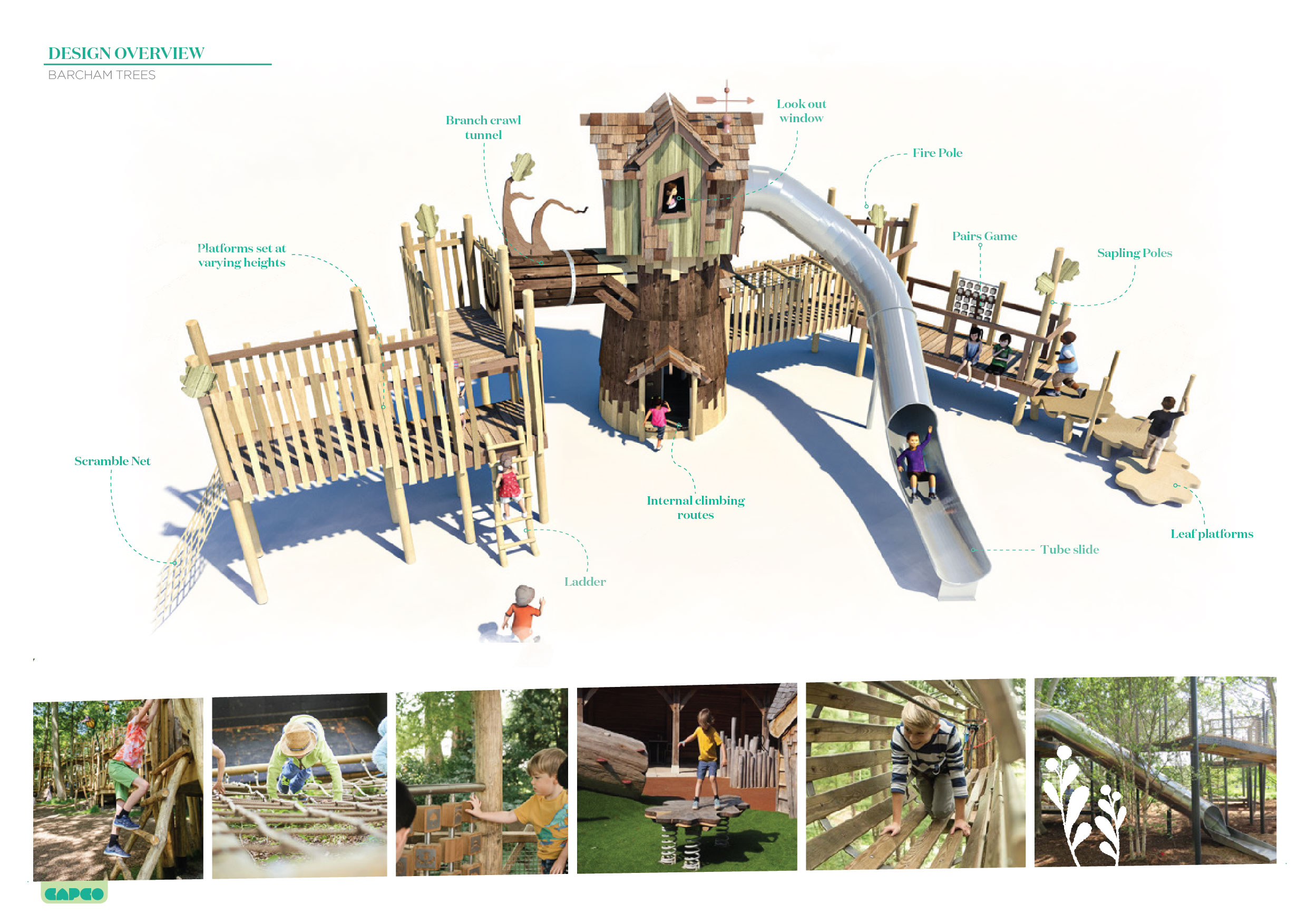 Playground proposal for Barcham Barn